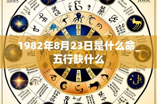 1982年8月23日是什么命_五行缺什么