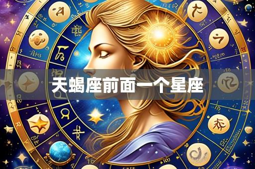 天蝎座前面一个星座