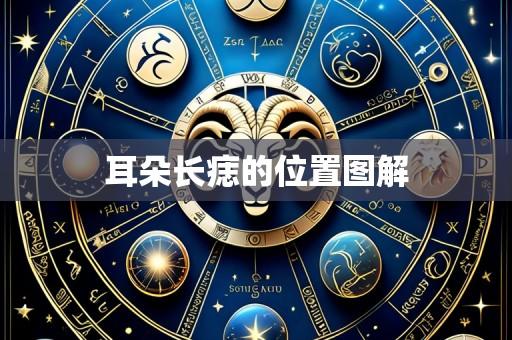 耳朵长痣的位置图解