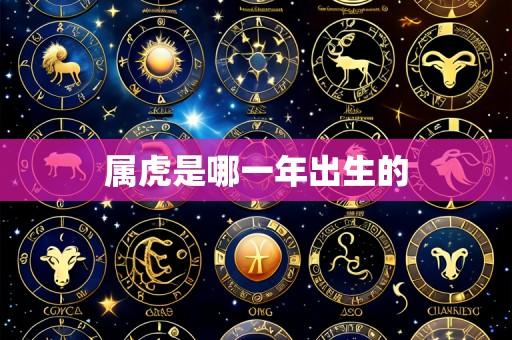 属虎是哪一年出生的