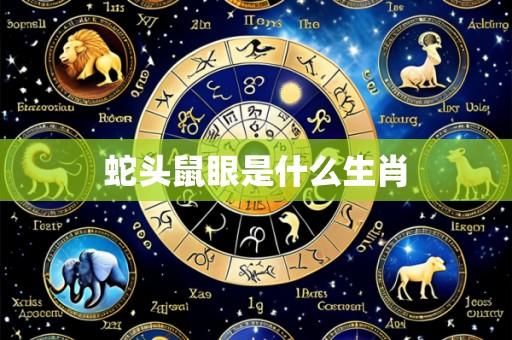 蛇头鼠眼是什么生肖