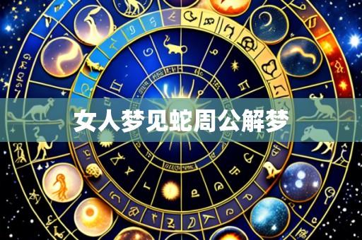 女人梦见蛇周公解梦