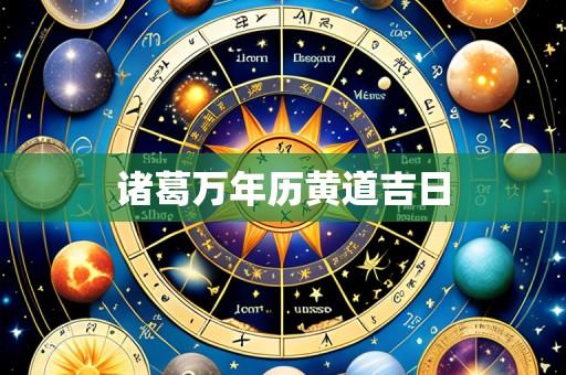 诸葛万年历黄道吉日