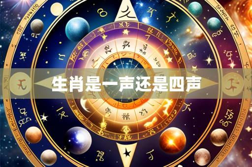 生肖是一声还是四声