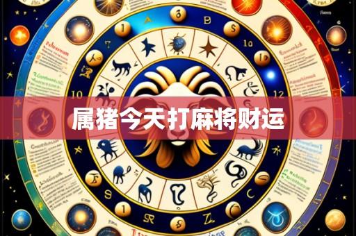 属猪今天打麻将财运