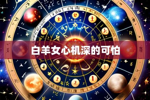 白羊女心机深的可怕