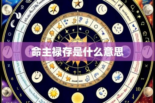 命主禄存是什么意思