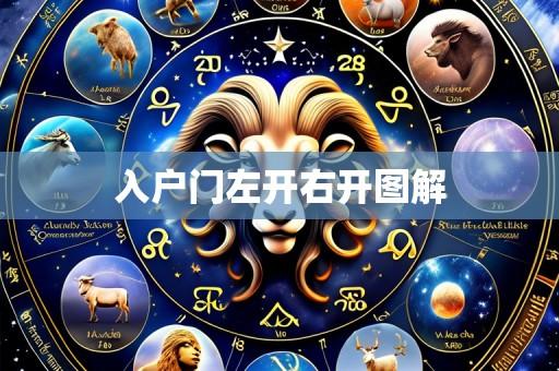 入户门左开右开图解