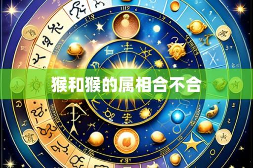 猴和猴的属相合不合
