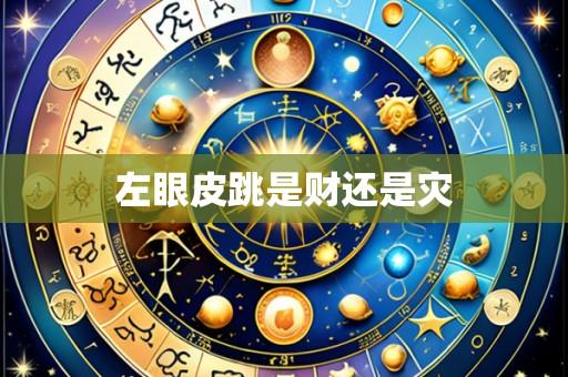左眼皮跳是财还是灾