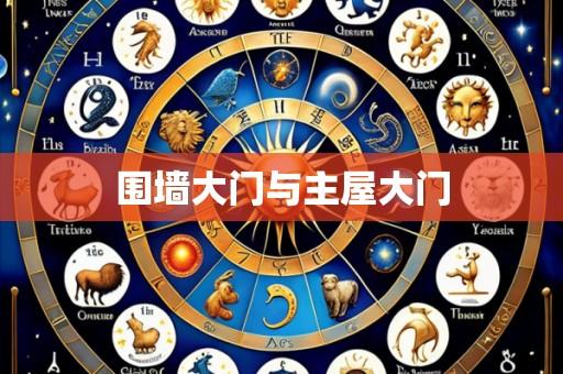 围墙大门与主屋大门