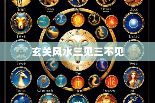 玄关风水三见三不见