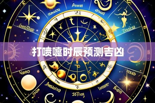打喷嚏时辰预测吉凶