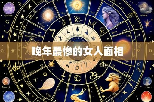 晚年最惨的女人面相