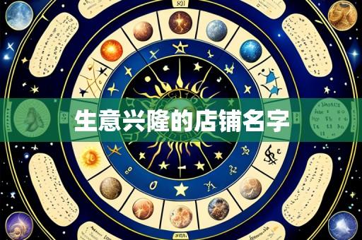 生意兴隆的店铺名字