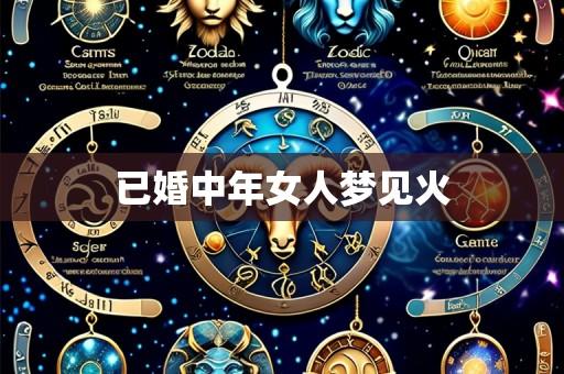已婚中年女人梦见火