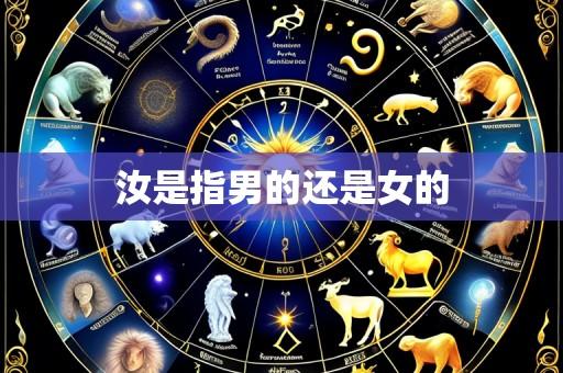 汝是指男的还是女的