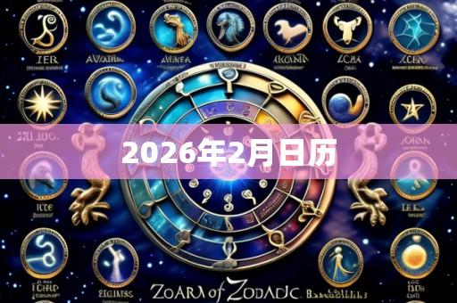 2026年2月日历