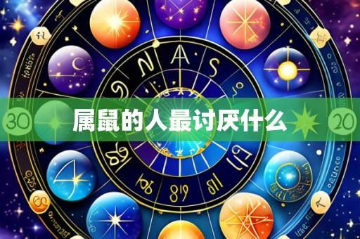 属鼠的人最讨厌什么