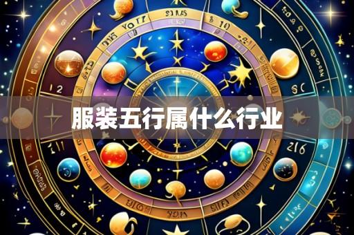 服装五行属什么行业