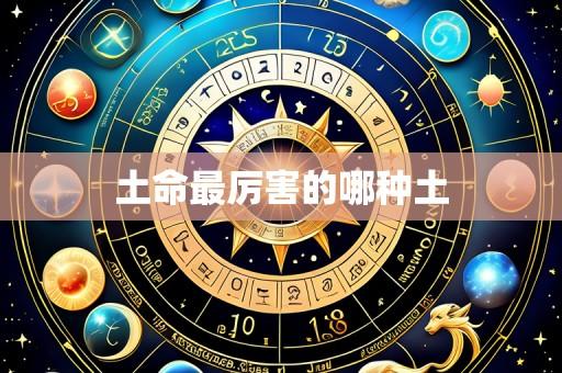 土命最厉害的哪种土