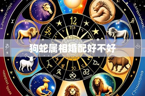 狗蛇属相婚配好不好