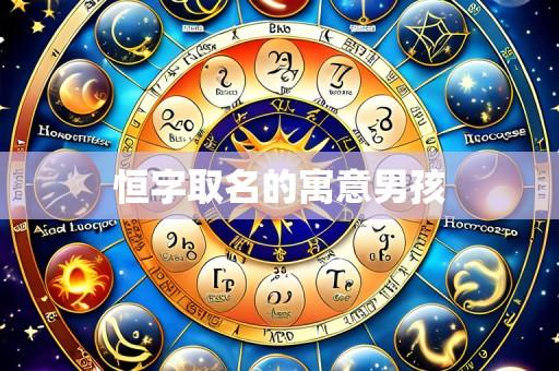 恒字取名的寓意男孩