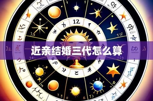 近亲结婚三代怎么算