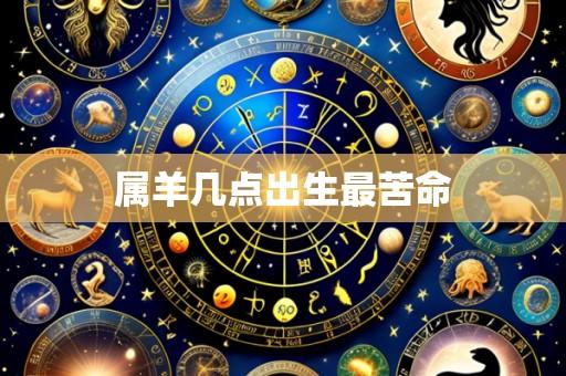 属羊几点出生最苦命