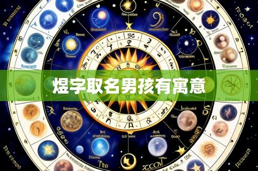 煜字取名男孩有寓意
