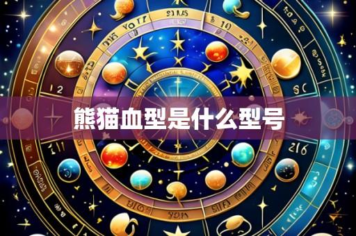 熊猫血型是什么型号