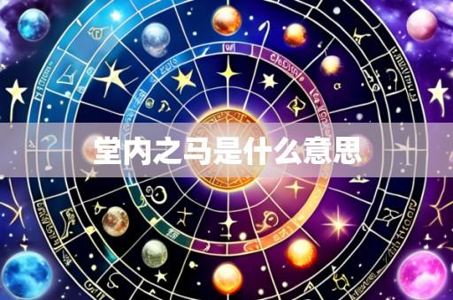 堂内之马是什么意思