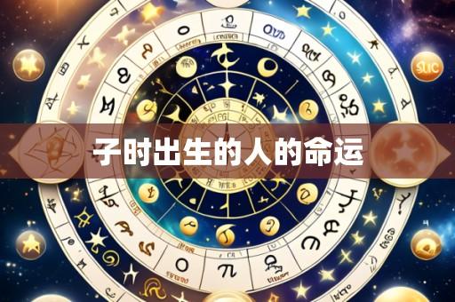 子时出生的人的命运