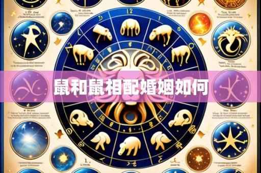 鼠和鼠相配婚姻如何