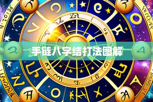 手链八字结打法图解
