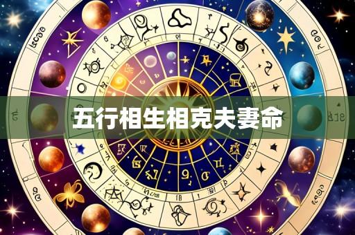 五行相生相克夫妻命