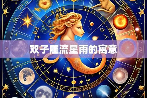 双子座流星雨的寓意