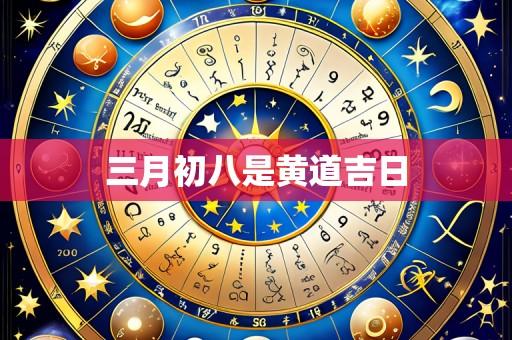 三月初八是黄道吉日