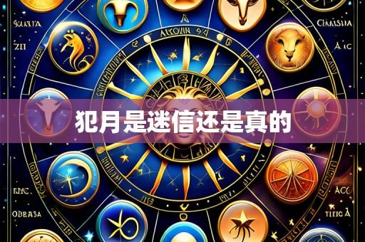 犯月是迷信还是真的