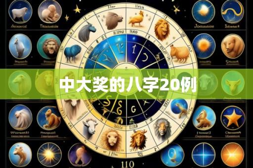 中大奖的八字20例