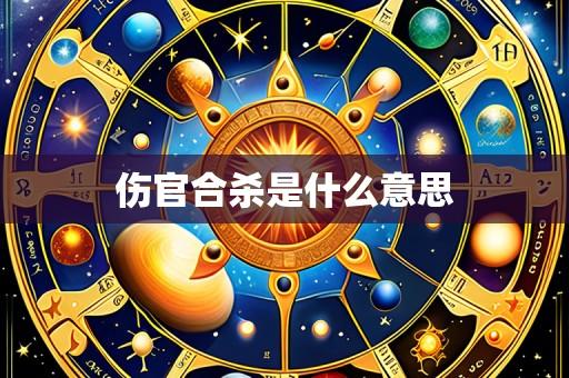 伤官合杀是什么意思