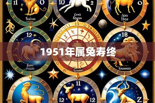 1951年属兔寿终