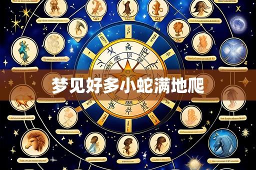 梦见好多小蛇满地爬
