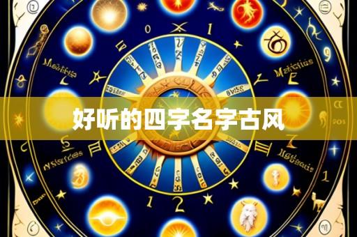 好听的四字名字古风