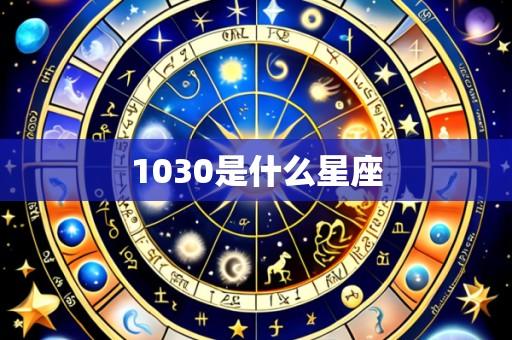 1030是什么星座