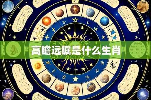 高瞻远瞩是什么生肖