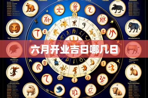 六月开业吉日哪几日