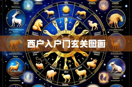 西户入户门玄关图画