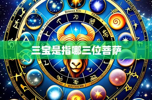 三宝是指哪三位菩萨
