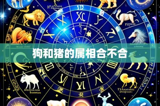 狗和猪的属相合不合